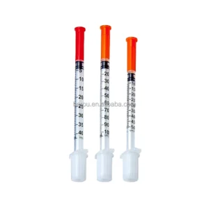 Sterile Disposable Insulin Syringe 0.3cc 0.5cc 1cc for Diabetic Injection