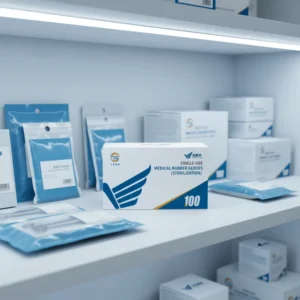 Sterile Latex Glove Medical Powder Free Transparent Latex Medical Examination Gloves Surgical Latex Sterile Gloves