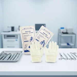 Sterile Latex Surgical Gloves Premium Medical Grade Disposable Textured Full Surface Customizable Hand Protection AQL