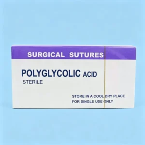 Sterile Polyglycolic Acid PGA Sutures Surgical Grade Absorbable Skin Closure Internal Soft Tissue Surgery Dog Veterinary