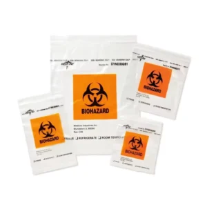 Sterile Sample Medical Biohazard Bags Specimen Transport Bag Document Pouch Plastic Zip Bag