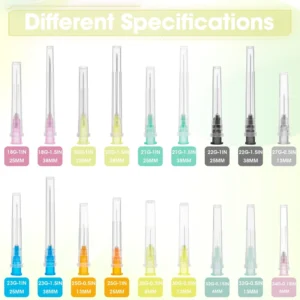Sterile Veterinary Hypodermic Needles 14g 31g 38mm Stainless Steel Plastic Eco Friendly Metal Safety Tubing Shelf Life