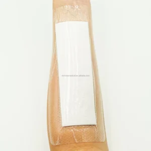 Sterile Waterproof Self Adhesive Wound Dressings Transparent PU Film with Non Adherent Pad for Post Operation Wound Care