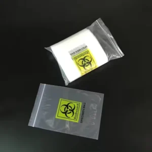 Sterilization Aluminum Foil Pouch Semi Sterile Eo Customized Plasma Roll Pouches Self sealing Pouch Biohazardous Waste Bag