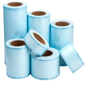 Sterilization Flat Reel Roll and Pouches Bags Customized Size Paper Film Material Medical and Beauty Salon Use