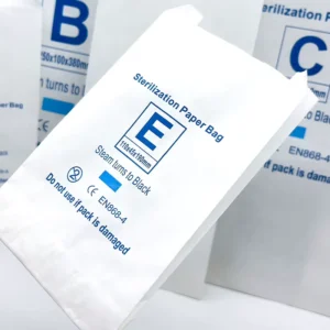 Sterilization Gusseted Paper Pouch Bag Sterile Packing