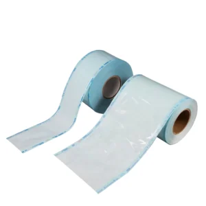 Sterilization Reel Paper Material 100m X 300mm Manual Flat Pouch Reel for Sterilization Gusseted Pouch Roll