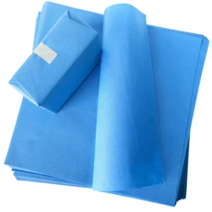 Sterilization Wrap Sheet Autoclave Sterilization Sheet Crepe Paper Sheets Medical Dental CSR Wraps Crepe Paper