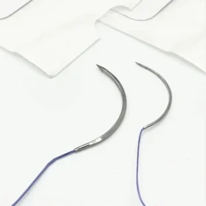 Sterilized Absorbable Surgical Suture with Needles Medical PGLA PGA Absorbable Sutures