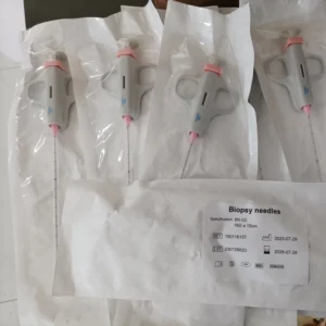 Sterilized Medical Disposable Soft Tissue Tru Cut Full Core Semi automatic Biopsy Needle 14G 16G 18G 10 15 20 CM