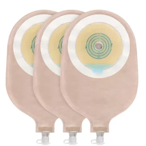 Stock 15pcs box One Piece Urostomy Bag Medical Drainable Ostomy Stoma Colostomy Bag