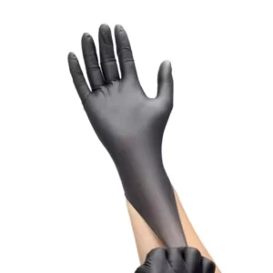 Stock Disposable Medical Nitrile Gloves Powder Free CE Certified 4 Mil Thick Touchscreen for Single Use