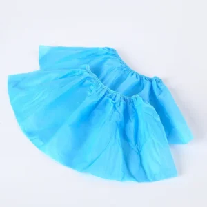 Stock High Quality 35gsm PP Non Woven Blue Surgical Soft Antiskid Shoe Disposable Cover Shoe Cover for Hospital With CE