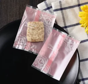 Stocks Factory Price Mooncake Back Sealed Biscuit Surprise Lucky Bags Plastic Gummy Biscuit Packaging Packaging Bags