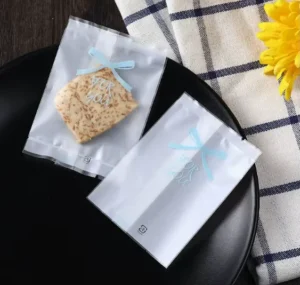 Stocks Mooncake Back Sealed Biscuit Surprise Lucky Bags Plastic Gummy Biscuit Packaging Packaging Bags