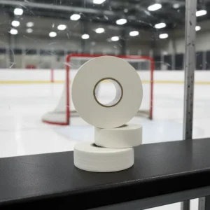 Strong Adhesive Single Sided Hot Melt Durable Waterproof Cloth 3.6cm Wide Goalie Tape for Professional Hockey and Masking Use