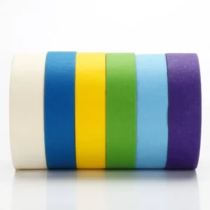 Strong Blue Black Green Cinta Jumbo Roll Crepe Paper Paint Painting Tool Painter Masking Tape for Car Automotive