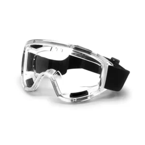 Summer Transparent Anti-fog Industrial Eye Protective Safety Goggles ANSI Z87.1 Certified PC Lens Scratch-resistant PVC Arms