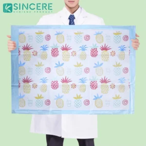 Super Absorbent Coreless 5 Ply Bamboo Pulp Disposable Underpad Waterproof Leak Guard 80X180Cm Adult Elderly Hospital Home Care