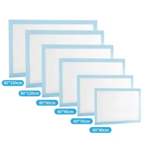 Super Absorbent Leak Proof Disposable Bed Pad for Adults & Kids with Waterproof Backing and Soft Nonwoven Top for Incontinence