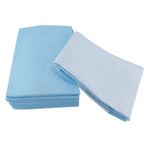Super Breathable Hospital & Home Premium Incontinence Nursing Bed Pads Custom Waterproof Blue Underpad with Anti-Leak Leak Guard