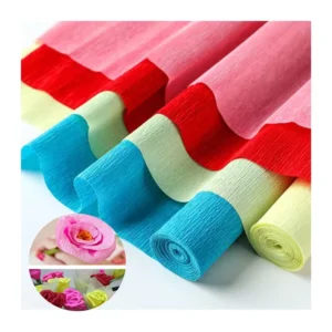 Super Thick Italian Crepe Kraft Paper Roll Specialty Color Crepe Paper