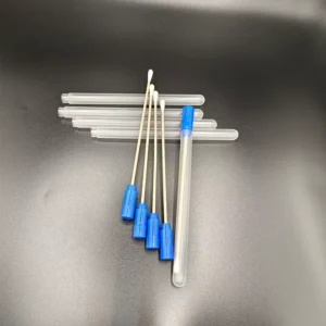 Superior High Absorbency Cotton Research Institute Microbiology Experiment Hermetic Single Tube Swab