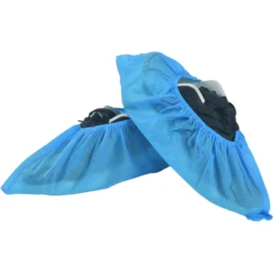 Surgical Non Woven Shoe Covers Medical Non Slip Shoes Protection Disposable Over Shoes Blue