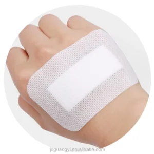 Surgical Self Adhesive Non Woven Bordered Gauze Island Dressing Wound Care With Absorbent Pads Adhesive Wound Dressing