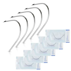 Surgical Steel Curved Piercing Needle Sterilized Cannula Piercing Needle Piercing Tools
