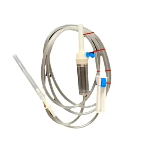 Surgical Supplier IV Infusion Vet Use Medical Disposable Infusion Set with Flow Regulator Pet Hospital Use