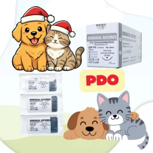 Surgical Suture Thread Medical PDO 80 Veterinary Sutures