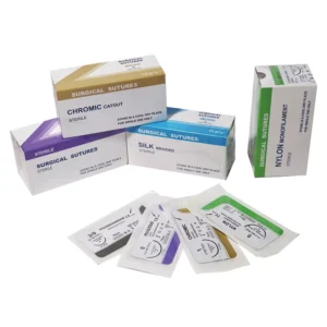 Surgical Sutures Nylon Polypropylene 75cm 90cm Usp 6 0 7 0 PGA Polyglactin 910