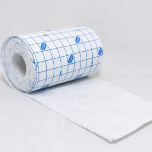 Surgical Tape 10x500cm Breathable Non woven Medical Bandage Grid Pattern For Fixation And Support