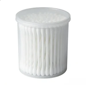 Sustainable Organic Bamboo Stick Cotton Swabs Plastic Free Disposable Cotton Buds for Home and Family