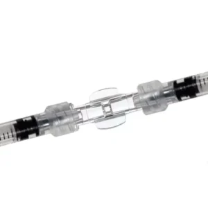 Syringe Luer Lock Adaptor Plastic Disposable Luer Lock Syringe Connector Double Female Screw Universal Syringe Sterile Tool Part