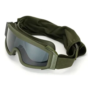 Tactical Helmet Goggles Cloth Bag Version Sports Outdoor Cycling Anti-Impact Explosion-Proof Replaceable Lenses Full Rim