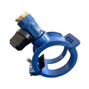 Tapping Tee of PE PVC Pipes DN75 Saddle Clamp