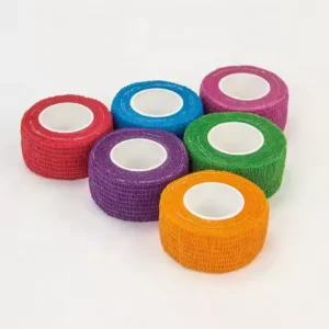 Tattoo Consumables Roller Black Self Adhesive Cohesive Elastic Bandage for Art