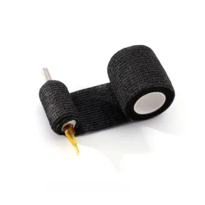 Tattoo Grip Tube 5cm Non Slip Elastic Bandage with Disposable Cover Wrap Permanent Makeup Accessories