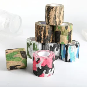 Tattoo Machine Elastic Handle Grip Wrap Multi Color Self Adhesive Bandage Rolls 5m*4.5cm Disposable Tape Wrap