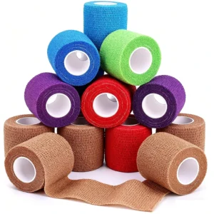 Tearable by Hand Professional Grade Self Adhesive Cohesive Bandage for Sports Injury Prevention and Recovery
