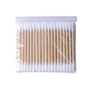 Texnet Ear Cleaning Makeup Cotton Swabs Wood Eco Medical Cotton Bud ISO CE Certified Class I