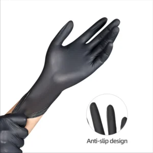 Textured Disposable Nitrile Gloves for Wet and Dry Cleaning Work