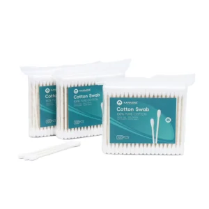 Thailand Factory Cotton Bud 100pcs Paper Stick Cotton Swab with PP Bag
