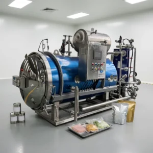 Thermal Processing Food Retort Large and Small Scale Autoclave Sterilization Machine for Glass Jars Pouch Tin Can Bottle Packing