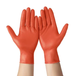 Thick Disposable Nitrile Gloves Multi-Color Diamond Pattern Industrial Safety Gloves Nitrile Gloves Powder