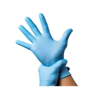 Thick Nitrile Gloves Latex Free Powder Free Finger Texture Blue 4 Sizes Multipurpose Use Disposable Safety Gloves Non Sterile