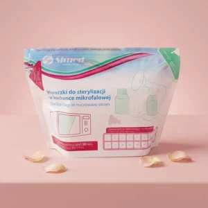 Thickened Heat Resistant Sterilizer Bags Food Grade Reusable Stand Up Pouches for Microwave Use