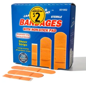Thickened PP+PE 100 Pack Breathable Water Resistant Medical Grade Band Aid Hemostatic Wound Patch for Daily Use Homewar